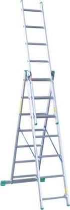 Picture of Drabex DRABINA ALUMINIOWA 3-ELEMENTOWA 841CM 12+12+12 SZCZEBLI