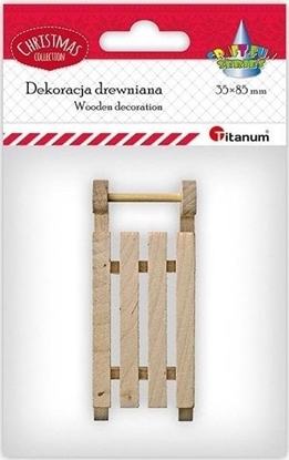 Picture of Drewniane sanki 35x85mm wysoko 20mm