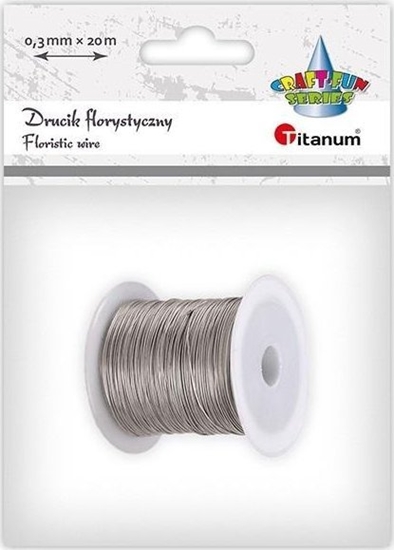 Picture of Drucik florystyczny 0,3mm 20m srebrny