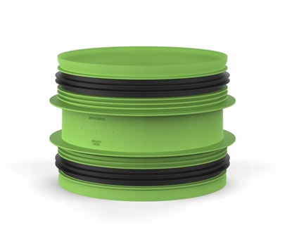 Picture of Duco Connection piece with joint  D160-D160 (M/M)DUCO