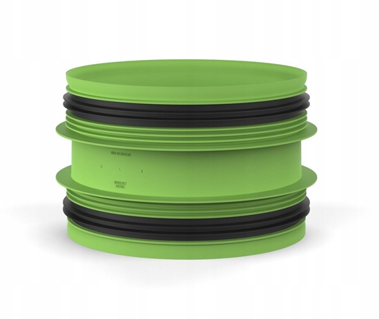 Picture of Duco Connection piece with joint  D180-D180 (M/M)DUCO