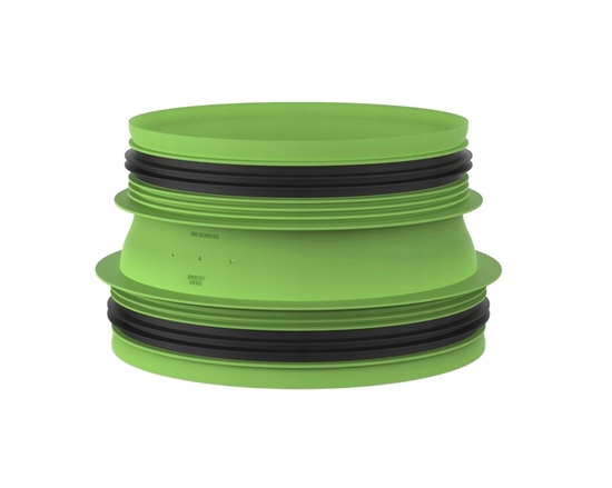 Picture of Duco Connection piece with joint  D200-D180 (M/M)DUCO