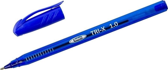 Picture of Interdruk Dugopis olejowy TRI-X Color niebieski (50szt) DELI