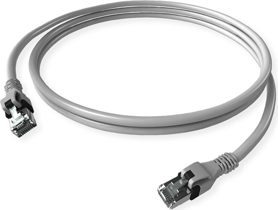 Изображение Easylan DualBoot PushPull IP20 Patchkabel, Cat.6 (Class E), grau, 5 m