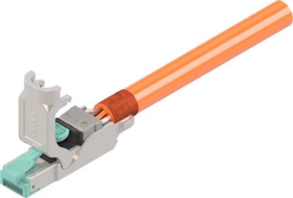 Attēls no Easylan fixLink Stecker RJ45 shielded, Kat.6A (ISO/IEC) Silver