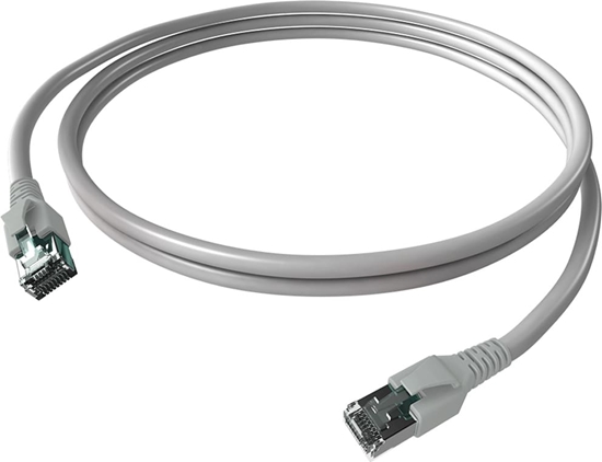 Picture of Easylan FlexBoot Patch Cable Cat.6A, S/FTP, grey, 5 m