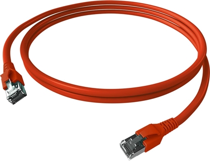 Изображение Easylan FlexBoot Patch Cable Cat.6A, S/FTP, red, 10 m