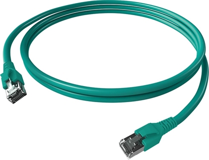 Изображение Easylan FlexBoot Patch Cable Cat.6A, S/FTP, turquoise, 1 m