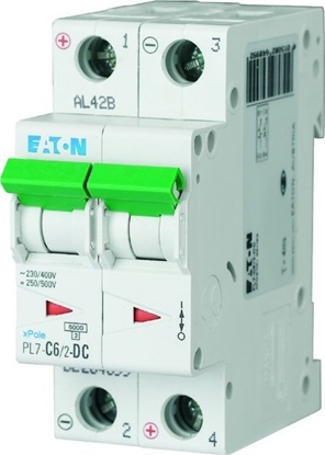 Attēls no Eaton PL7-C6/2-DC WY.NADPRDOWY 10KA DC