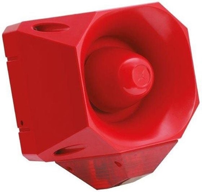 Attēls no Eaton Sygnalizator optyczno - akustyczny Asserta MIDI 230V AC 108dB czerwony IP66 (7052111FUL-0130)