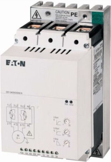 Picture of Eaton Softstart 3-fazowy 400VAC 55A 30kW/400V Uc=24V AC/DC DS7-340SX055N0-N (134917)