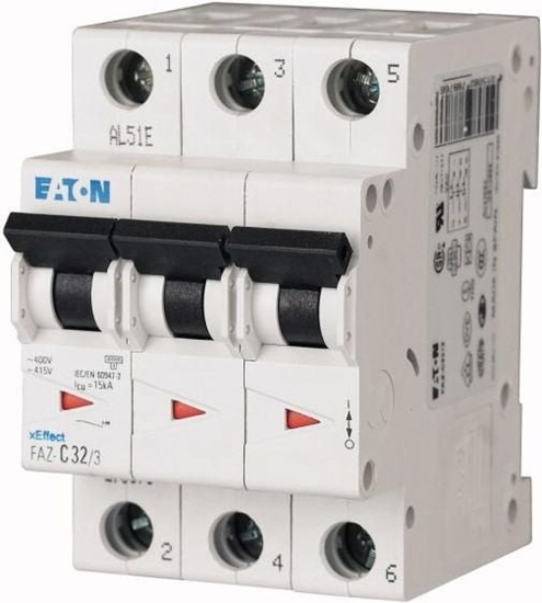 Picture of Eaton Wycznik nadprdowy 3P K 25A 15kA AC FAZ-K25/3 (278913)