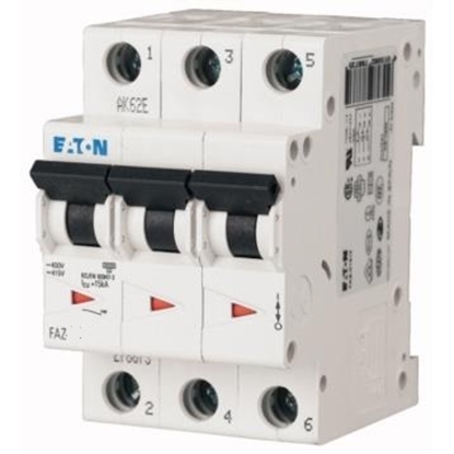 Attēls no Eaton Wycznik nadprdowy FAZ-C3/3 3P C 3A 15kA AC 278863