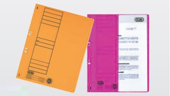 Picture of Elba Skoroszyt kartonowy oczkowy, A4, peny, óty (EB5249)