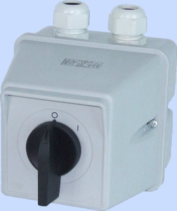 Picture of Elektromet cznik krzywkowy 0-1 3P 63A IP44 K 63-13 w obudowie (926313)