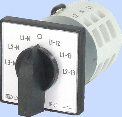 Picture of Elektromet cznik krzywkowy woltomierzowy 4P 12A IP65 (921282)