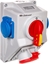 Picture of Elektromet Zestaw instalacyjny rozcznikiem O-I 1x16A 5P 400V, 2x16A 2P+Z C16-18.2N IP54 (971661)