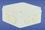 Attēls no Elektro-Plast Puszka hermetyczna natynkowa 108 x 108 x 56mm IP44 biaa PH-1A.3B (28.131)