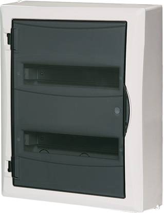 Attēls no Elektro-Plast Rozdzielnica moduowa 2 x 12 n/t ECONOMIC BOX RN drzwi transparentne N+PE IP40 (2505-01)