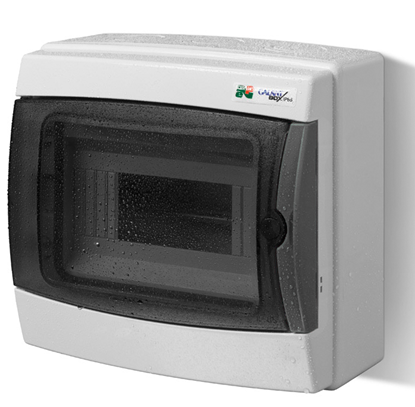 Attēls no Elektro-Plast Rozdzielnica moduowa natynkowa Galant Plus RN-1/8 IP 65 N+PE (1602-01)