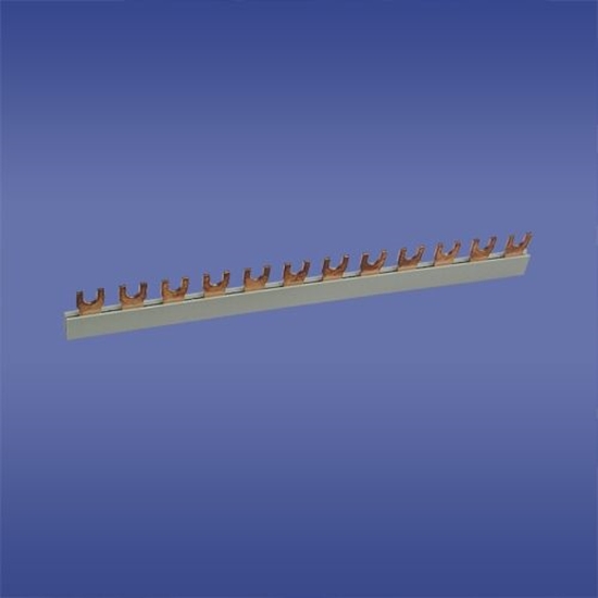 Picture of Elektro-Plast Szyna czeniowa 1P 63A 12mm2 widekowa 18 mod. 1F S18 1F-10 (45.308)