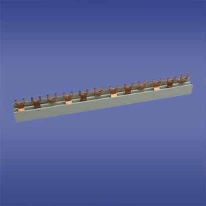 Attēls no Elektro-Plast Szyna czeniowa 3P 63A 10mm2 widekowa 18mod. 3F S18 3F-10 (45.188)