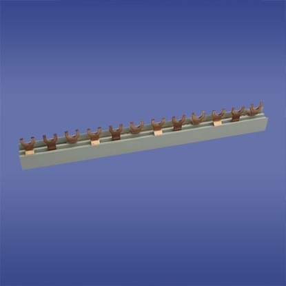 Attēls no Elektro-Plast Szyna czeniowa 3P 63A 12mm2 widekowa 18mod. 3F S18 3F-10 (45.388)
