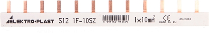 Attēls no Elektro-Plast Szyna prdowa typu PIN 3P 10mm2 63A 9 pinów IZS10/3F/9 (45.219)