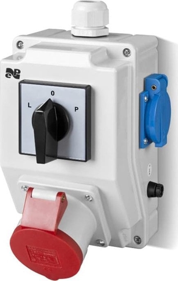 Picture of Elektro-Plast Zestaw siowy RS-Z wycznik krzywkowy L-0-P 3P+N+Z 16A, 2x2P+Z 230V szary 6273-20