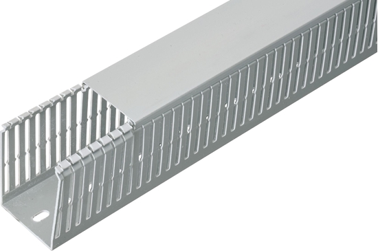Изображение Elettrocanali Korytko grzebieniowe bezhalogenowe z pokryw SH 60 x 60mm szare 2m (ECSH6060)