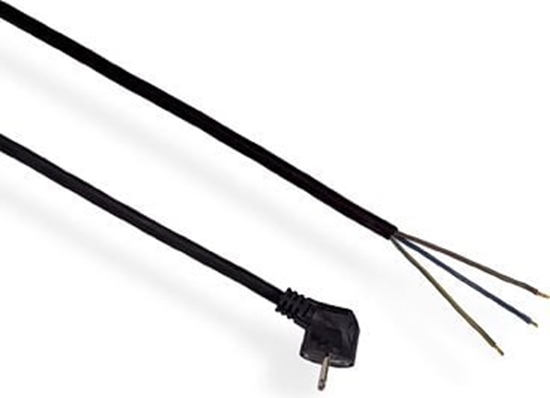 Picture of Elgotech Przewód przyczeniowy H05RR-F z wtyczk uni-schucko 3 x 1,5mm 3m (PZ1,5-03-G)