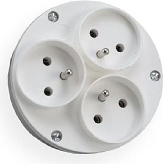 Picture of Elgotech Rozganik wtyczkowy 3-gniazda RO-30
