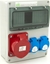 Picture of ELS Elektrotechnika Rozdzielnica budowlana 32A/5 + 2*GS 230V, obudowa nacienna / natynkowa, niewyposaona, 8NO201