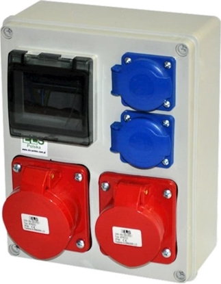 Picture of ELS Elektrotechnika Zestaw zasilajcy MIKO-4M 32A/5P + 16A/5P + 2x230V IP44 E901304013