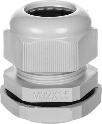 Изображение EM Group Dawnica kablowa M32x1,5 IP68 poliamidowa jasnoszara (EM4732M)