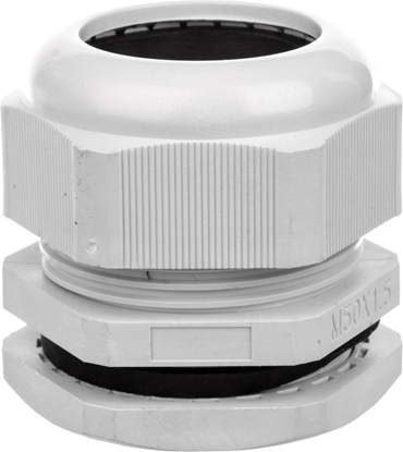 Изображение EM Group Dawnica kablowa M50x1,5 IP68 poliamidowa jasnoszara (EM4750M)