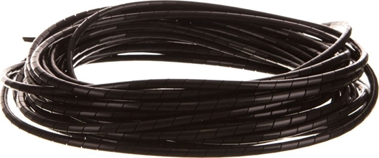 Picture of EM Group W osonowy spiralny 5/3,7mm czarny SP4BK /10m/ - SP4BK