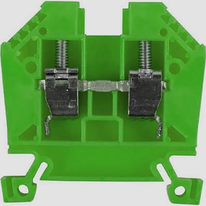 Attēls no EM Group Zczka szynowa EURO 2-przewodowa 2,5mm2 zielona (43408GR)