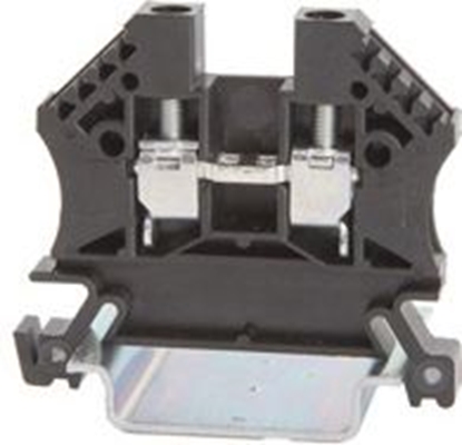 Attēls no EM Group Zczka szynowa EURO 2-przewodowa 4mm2 czarna (43409BK)