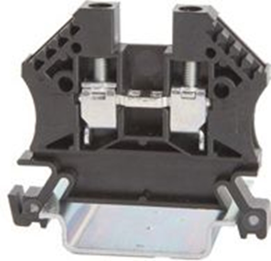 Picture of EM Group Zczka szynowa EURO 2-przewodowa 4mm2 czarna (43409BK)