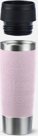 Picture of Emsa TRAVEL MUG Classic Grande thermal mug (light pink/stainless steel, 0.5 liters)