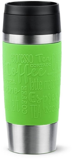 Picture of Emsa TRAVEL MUG Classic kubek termiczny limonkowy ze stali nierdzewnej, 0.36 liters