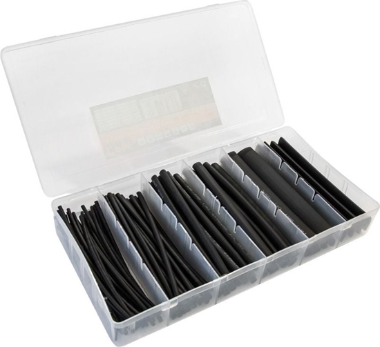 Изображение EPM ZESTAW RUREK TERMOKURCZLIWYCH 100 SZTUK CZARNE