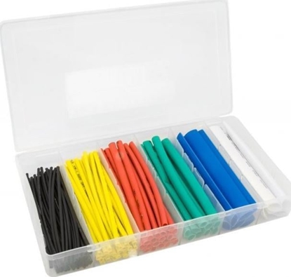 Изображение EPM ZESTAW RUREK TERMOKURCZLIWYCH 100 SZTUK MIX KOLORÓW