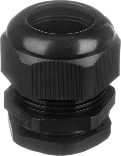Изображение Ergom Dawnica kablowa poliamidowa M40 IP68 DP-EN 40 HM BK czarna E03DK-01040125001