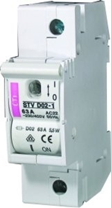 Изображение Eti-Polam Rozcznik bezpiecznikowy STV D02 1P 63A - 002271001