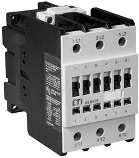 Picture of Eti-Polam Stycznik silnikowy CEM105.00-230V-50/60HZ AC-3 004652103
