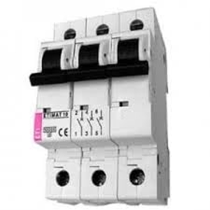 Attēls no Eti-Polam Wycznik nadprdowy ETIMAT10 3P C 80A 10kA AC - 002135731
