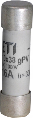 Attēls no Eti-Polam Wkadka bezpiecznikowa cylindryczna PV 10x38mm 25A gPV 900V DC CH10 002625109