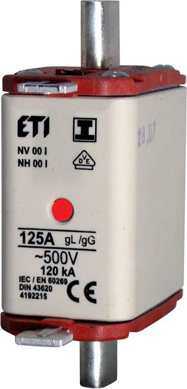 Picture of Eti-Polam Wkadka bezpiecznikowa KOMBI NH00 125A gG/gL 500V WT-00 (004182215)